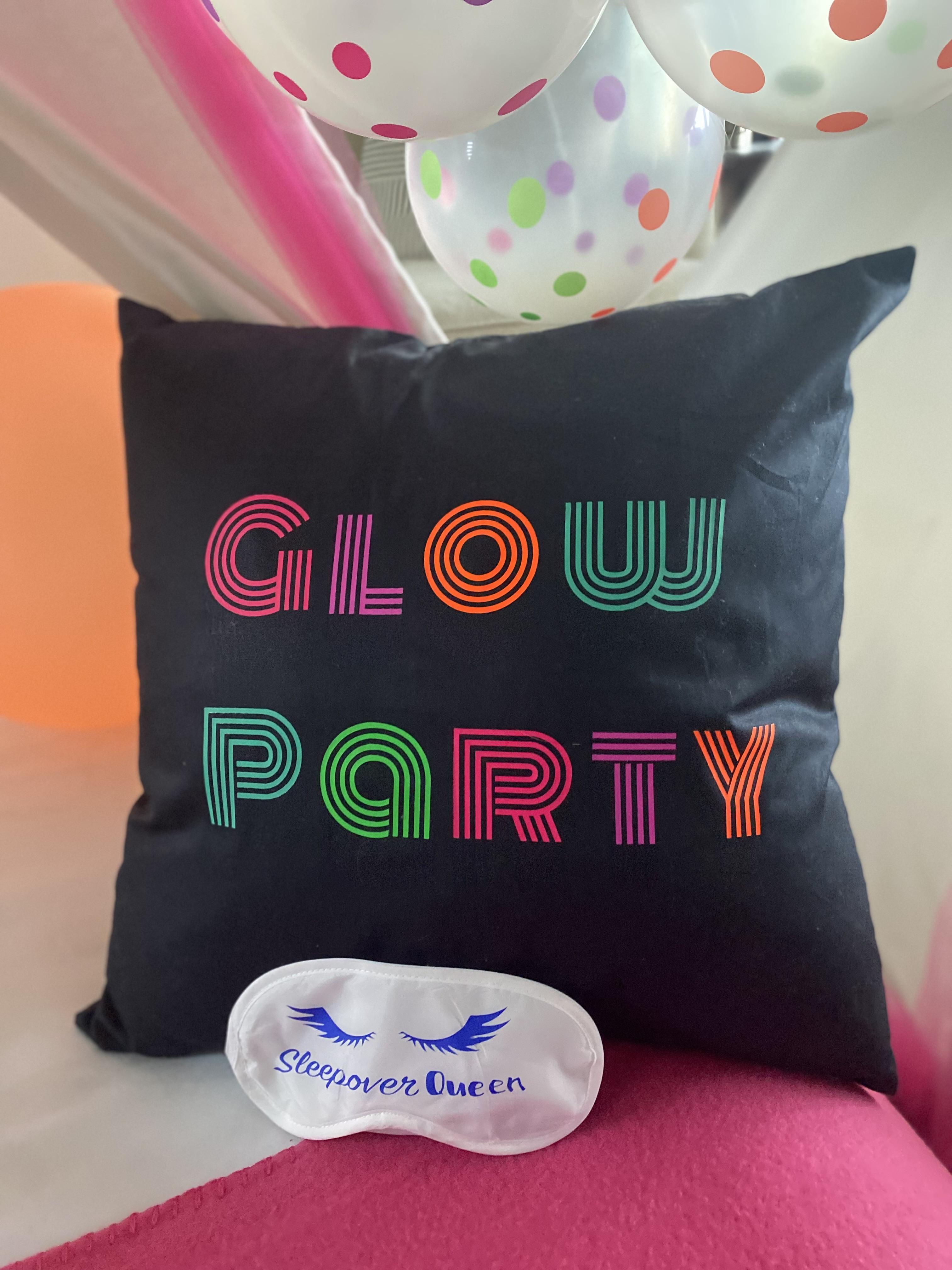 Glow and backlight themed party